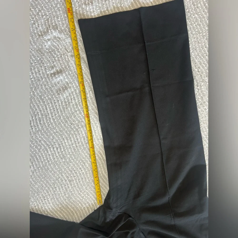 Club Monaco Black Wide Leg Pants Size 12 Casual Business Slacks (tiny hole) - Picture 11 of 11
